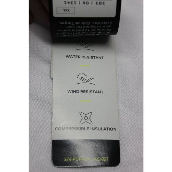 Champion women's hooded full zip winter‎ 3/4 puffer jacket XXL - Picture 15 of 16